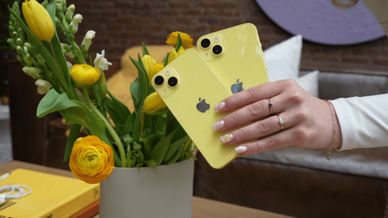 Get your hands on the latest iPhone 14 and 14 Plus in yellow with pre-order availability now open