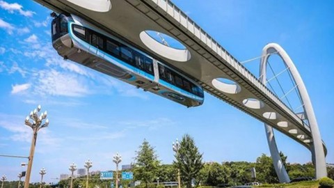 The new train launched in China seems to fly!