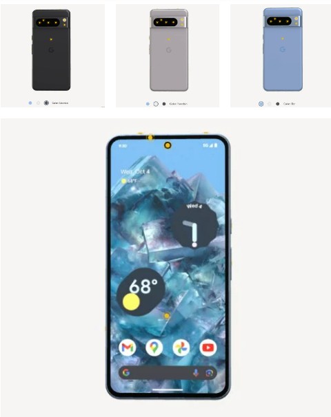 Google Pixel 8 Pro's 3D renders have surfaced