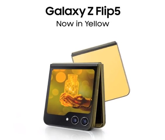 Yellow color option for Samsung Galaxy Z Flip 5 is coming