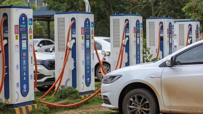 China has added over 2.5 million EV charging stations