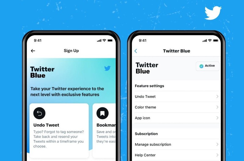 Twitter blue 